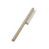 Cleaning brush for wool pads and discs